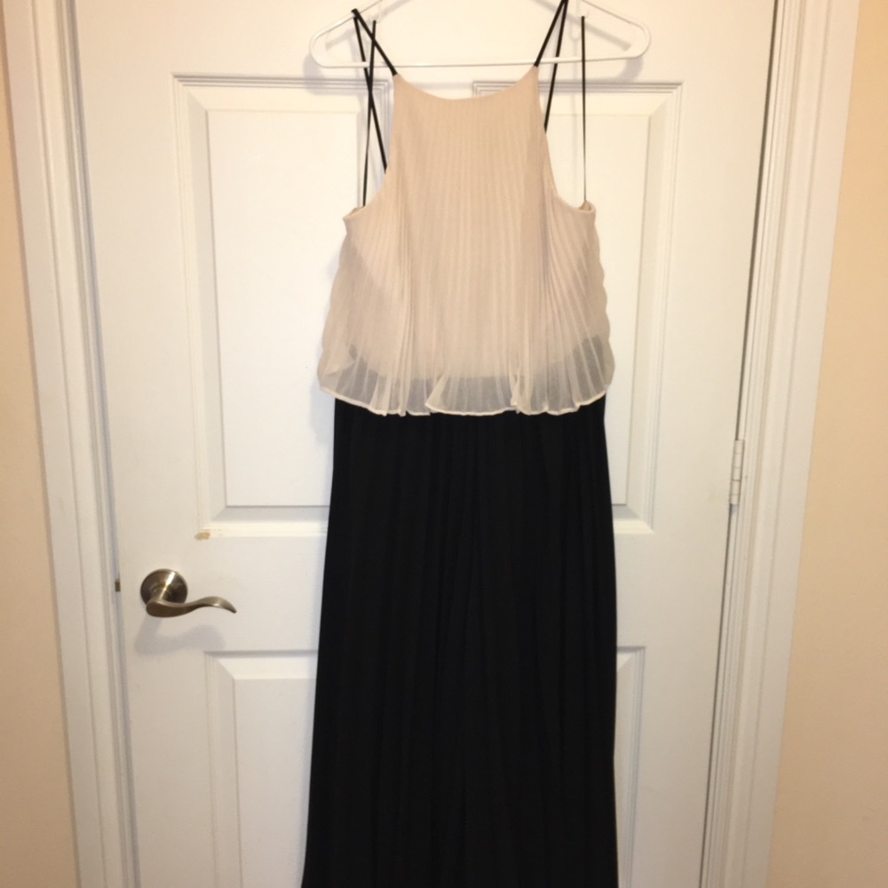 ABS by Allen Schwartz Pleated Jumpsuit